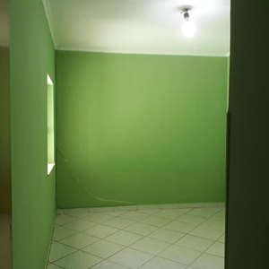 Interior de casa pintada de Verde 2